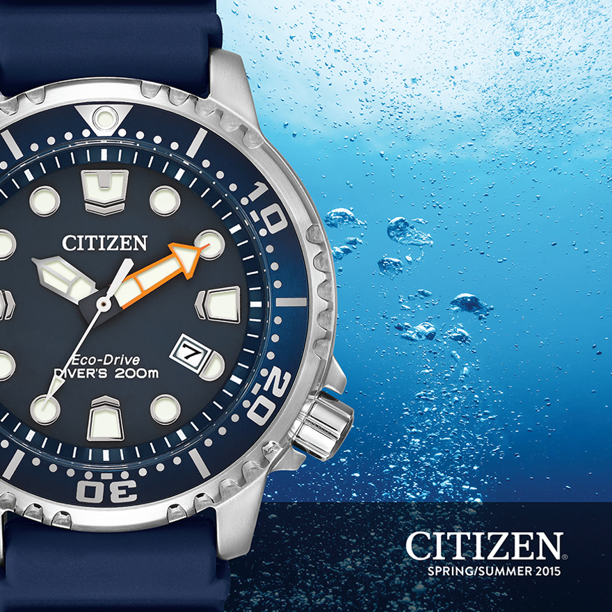 Citizen Watch Spring 2015 Look Book cover page