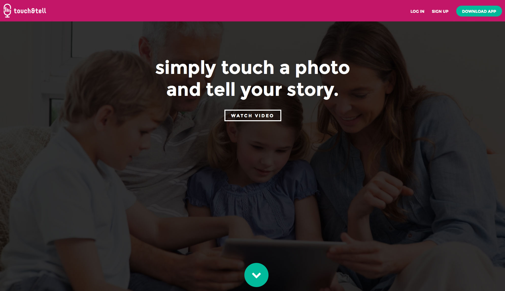 Touch and Tell website